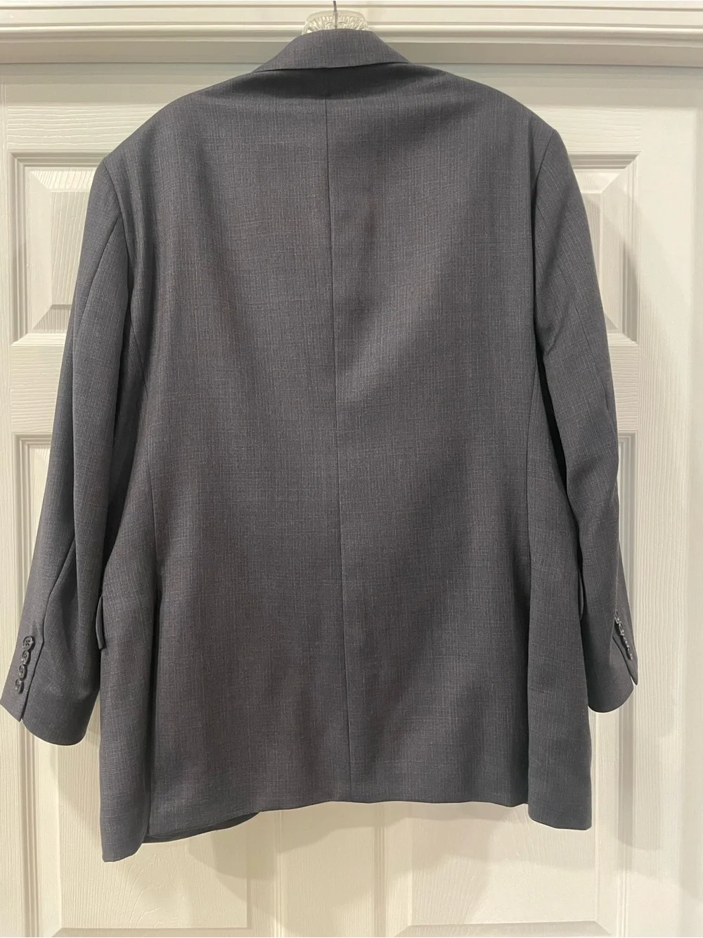 Jos. A. Bank Men's Dark Gray Slim Fit 41R Two-Button Suit 35W